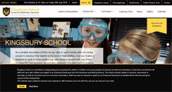 Desktop Screenshot of kingsburyschool.co.uk